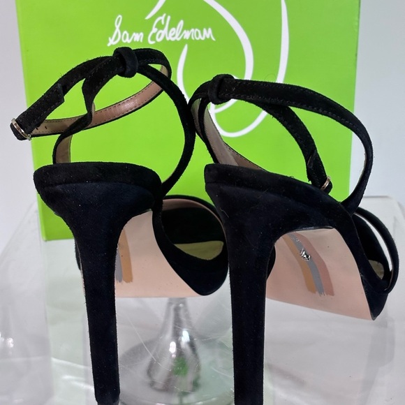 Sam Edelman Womens Jade Suede Ankle Strap Heels - Picture 2 of 7